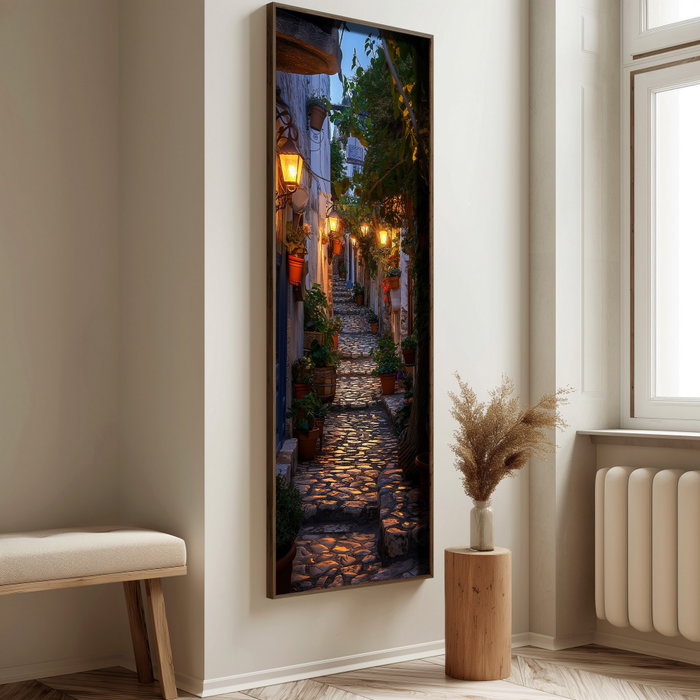Wallity Pintura Decorativa en MDF con Marco Multicolor 40 x 120 cm Wallity Pintura Decorativa en MDF con Marco Multicolor 40 x 120 cm